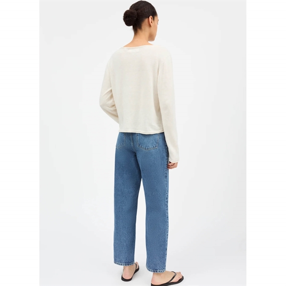 Skall Studio Allison Cropped Jeans, Slouchy Blue